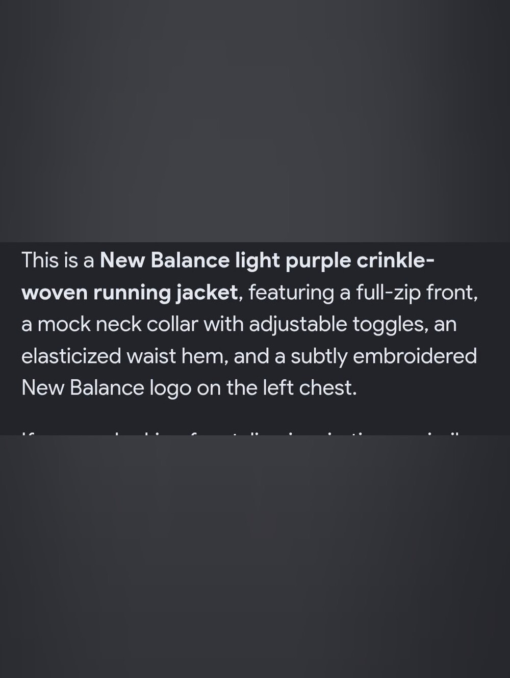 New Balance Jacket - Picture 9 of 9